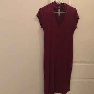 Keyhole Neck Dress